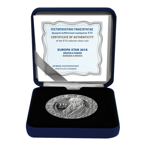 10 EURO SILVER COIN PROOF BAROGUE and ROCOCO - Image 3