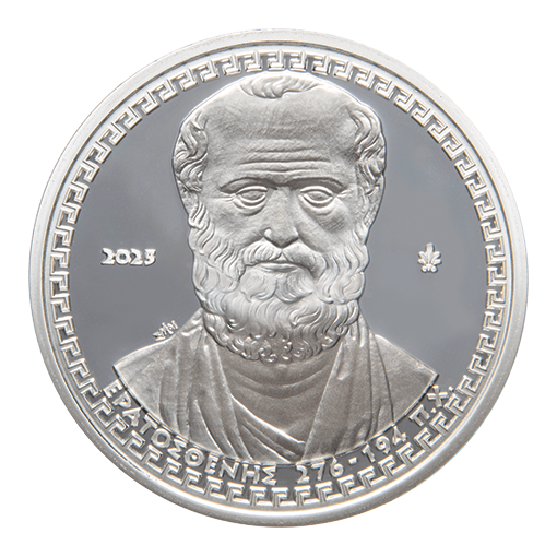 10 EURO SILVER COIN PROOF ERATOSTHENES